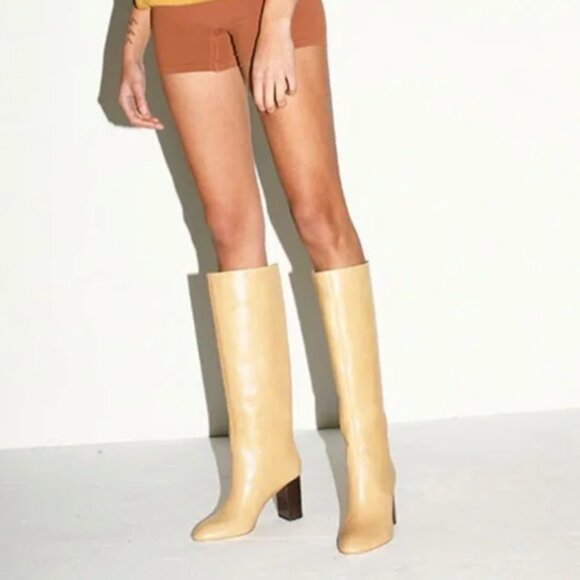 Loeffler Randall Goldy Boot, Khaki, Size 8.5, Worn Once with Box - Picture 3 of 7